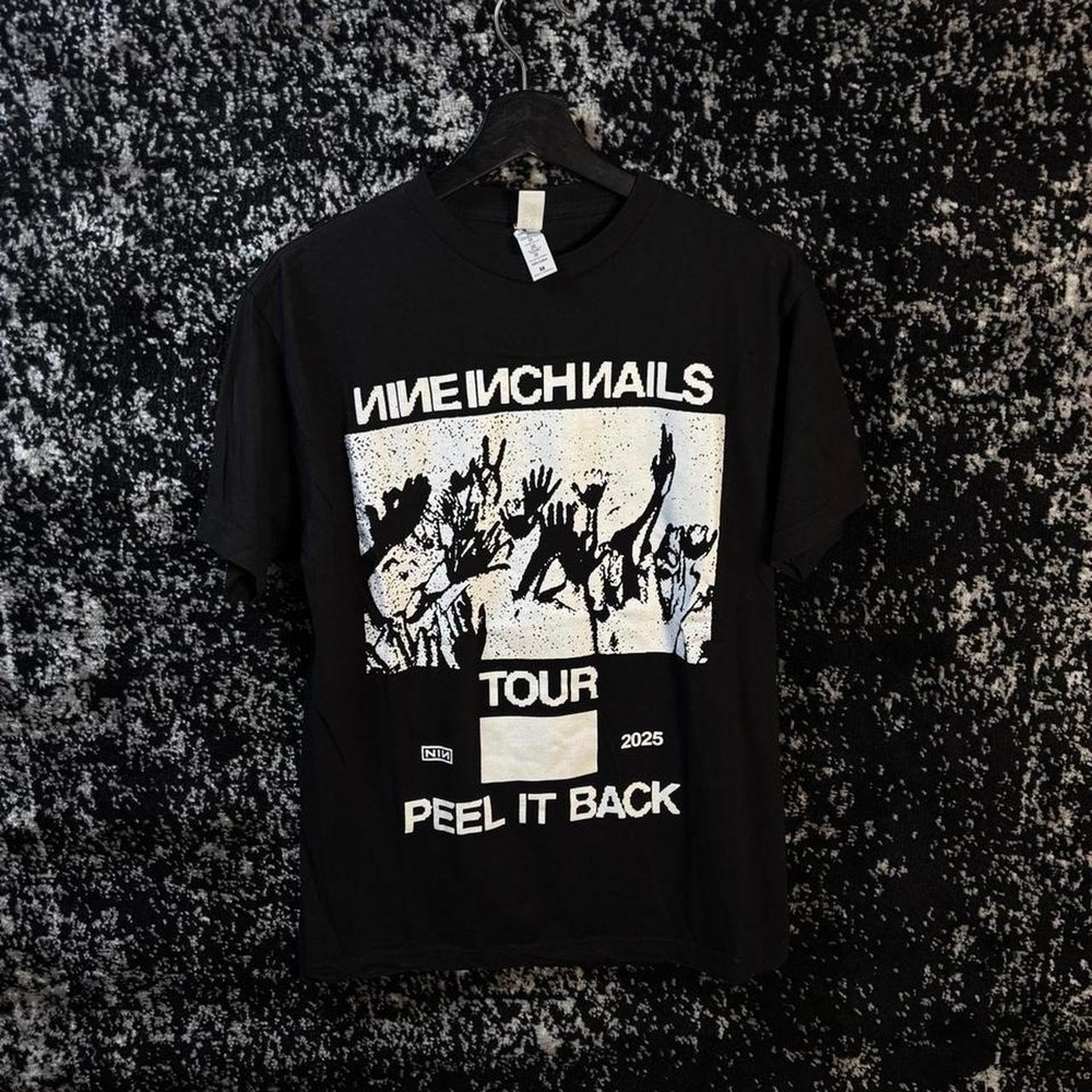 Nine Inch Nails 2025 Peel It Back Tour Band T Shirt Sz M